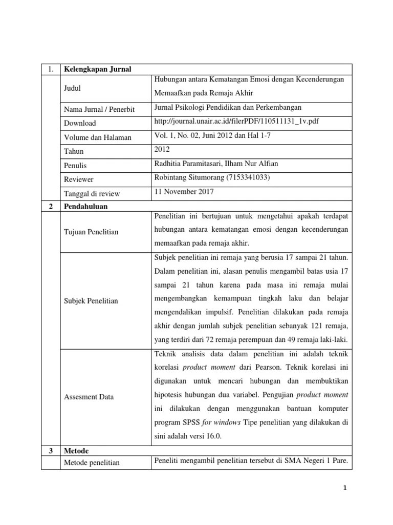 3 contoh analisis jurnal pendidikan ilmiah. Hubungan Antara Pendidikan Dan Perkembangan Peserta Didik Terkait Pendidikan