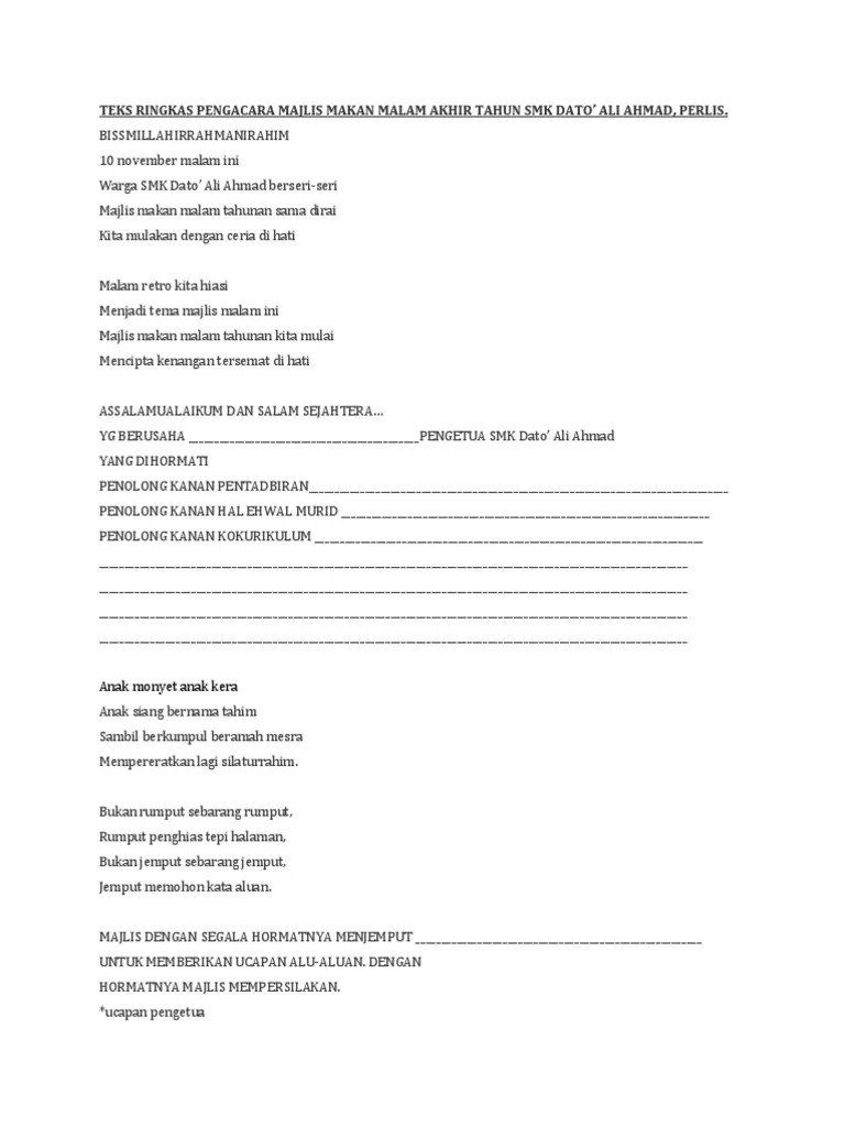 Buat slide yang memikat hati telusuri jutaan gambar dan elemen, bereksperimen dengan layout, temukan kombinasi font dan skema warna yang tepat untuk presentasi anda. Contoh Teks Ucapan Pengacara Majlis Pdf