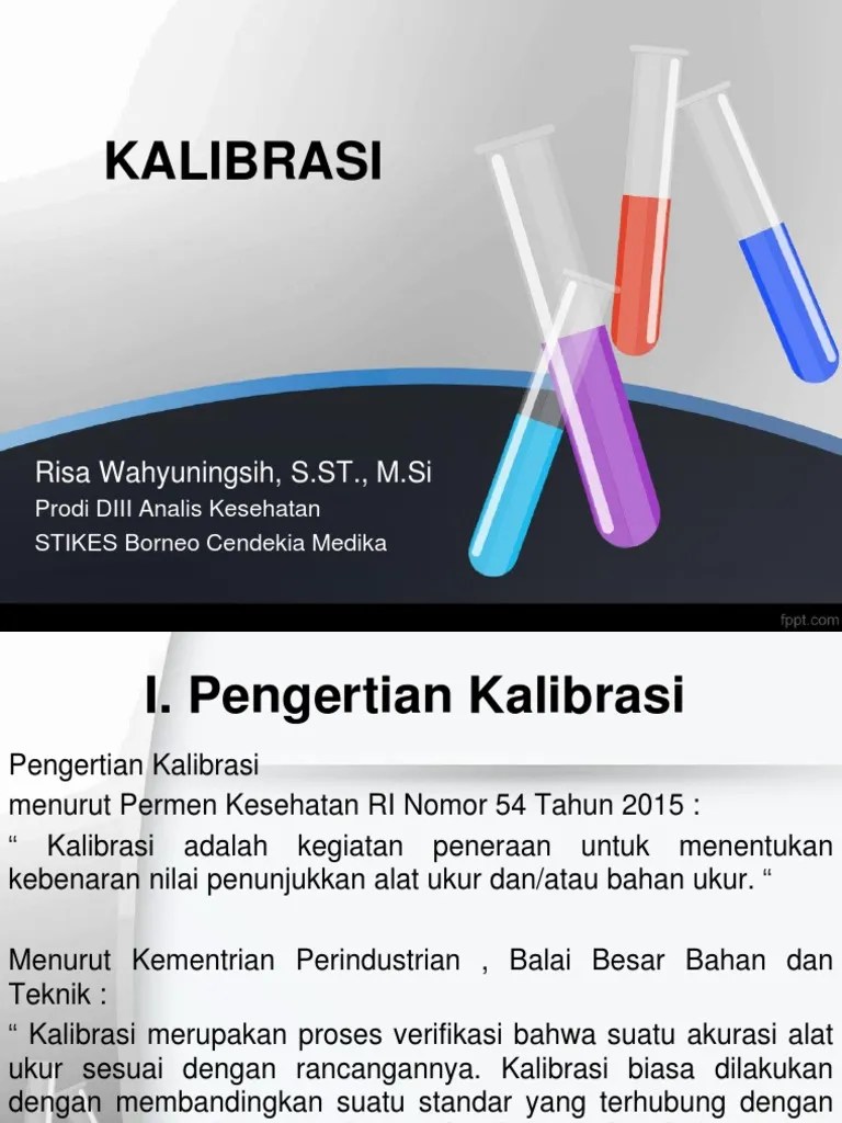 Materi II. Kalibrasi | PDF