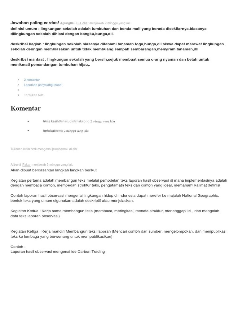 Mulai dari struktur, fungsi, ciri, dan berbagai contohnya. Contoh Teks Laporan Beserta Strukturnya Berbagi Struktur