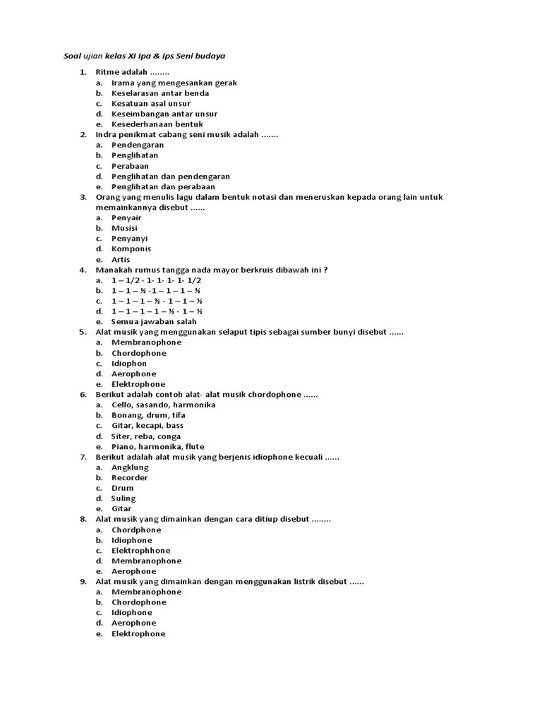 Bila Kita Mendengarkan Lagu Yang Terdengar Hanya Suara Musik Disebut