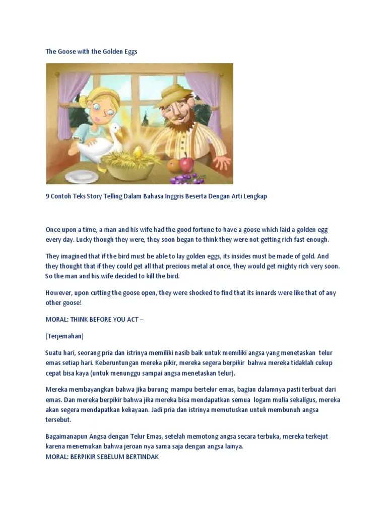 The Goose With The Golden Eggs | PDF