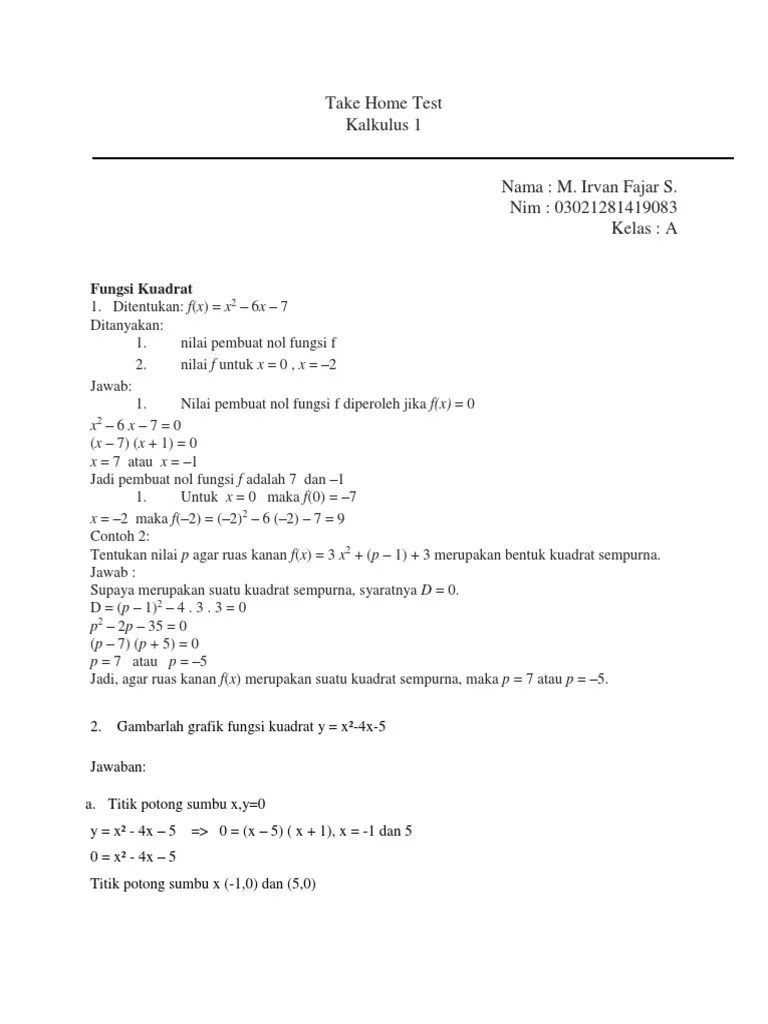 Pembahasan soal kalkulus purcell bab 1 sub bab 3 by.perdi. Kalkulus Pdf