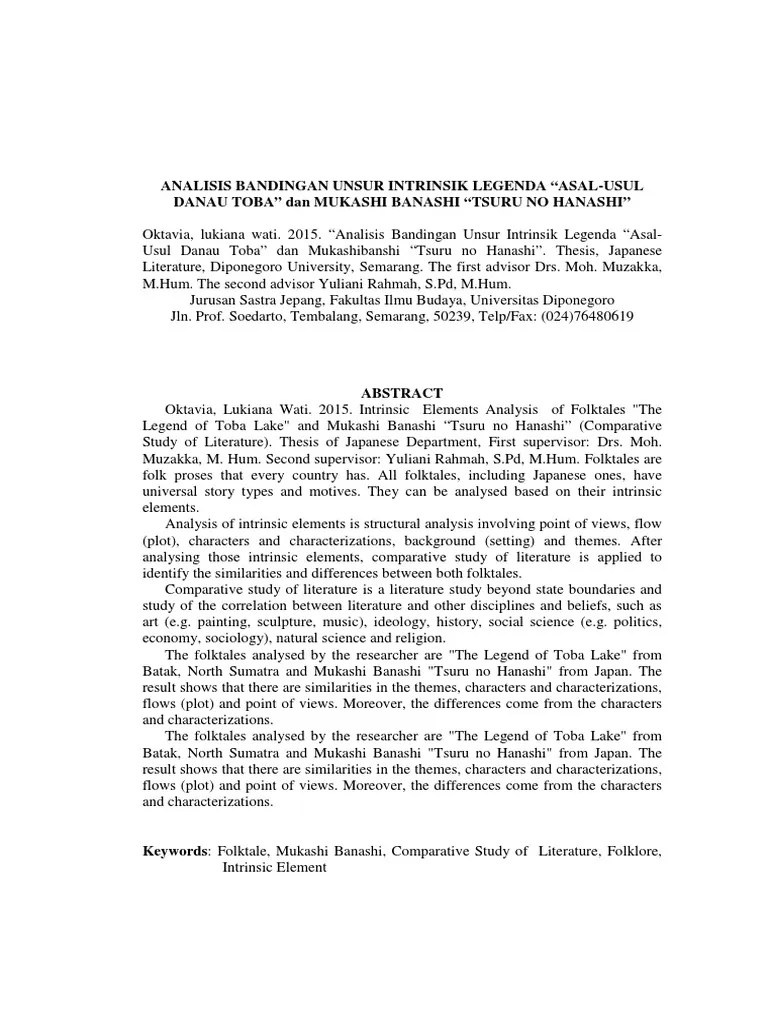 Cerita Singkat Legenda Danau Toba Dalam Bahasa Inggris