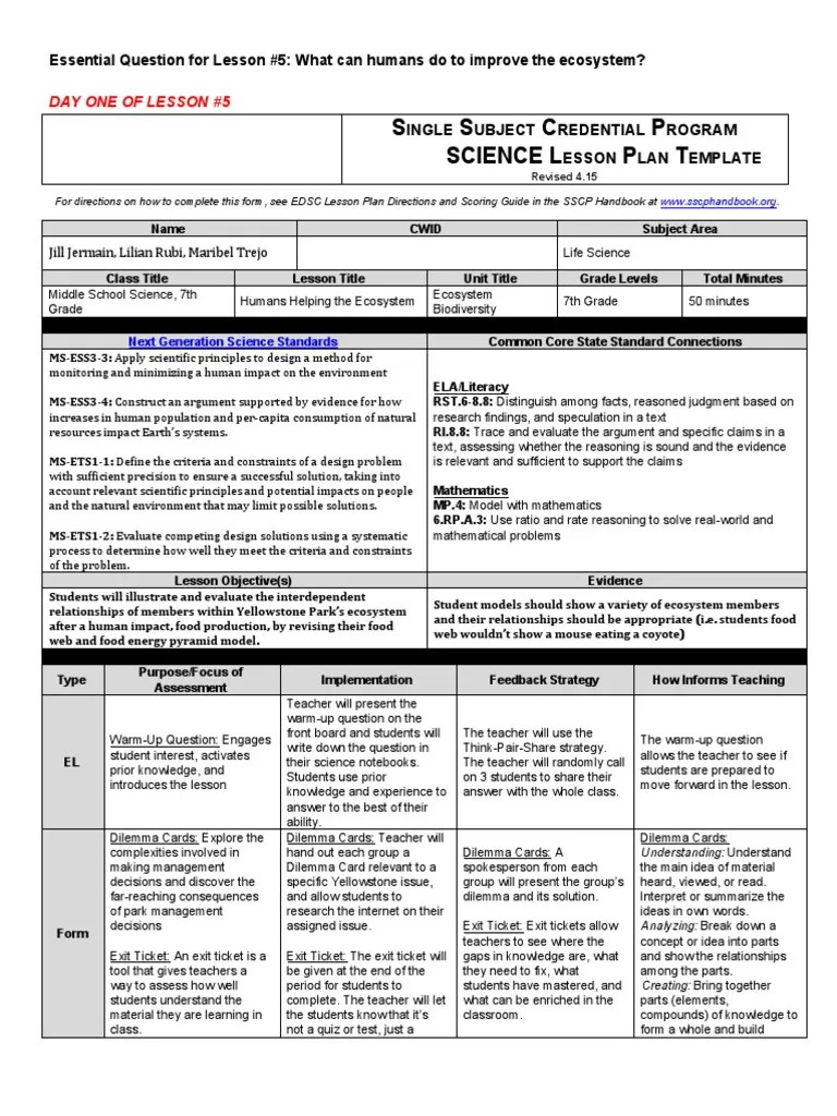 Lesson 5 | PDF | Teaching | Psychological Concepts
