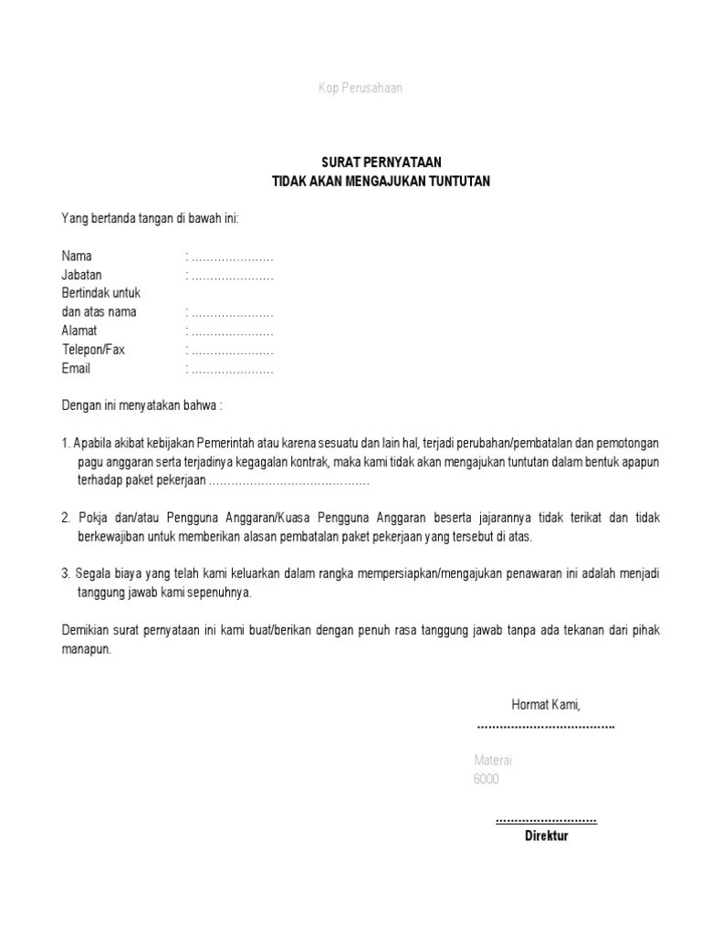 Surat Keterangan Kerja Format Kediga Surat Laki Laki 