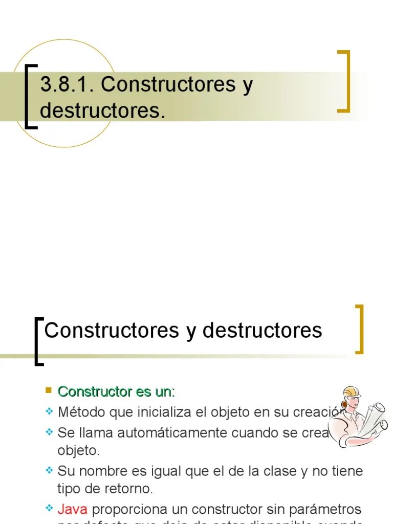 Constructor Programacion | PDF | Constructor (Programación Orientada A Objetos) | Programación