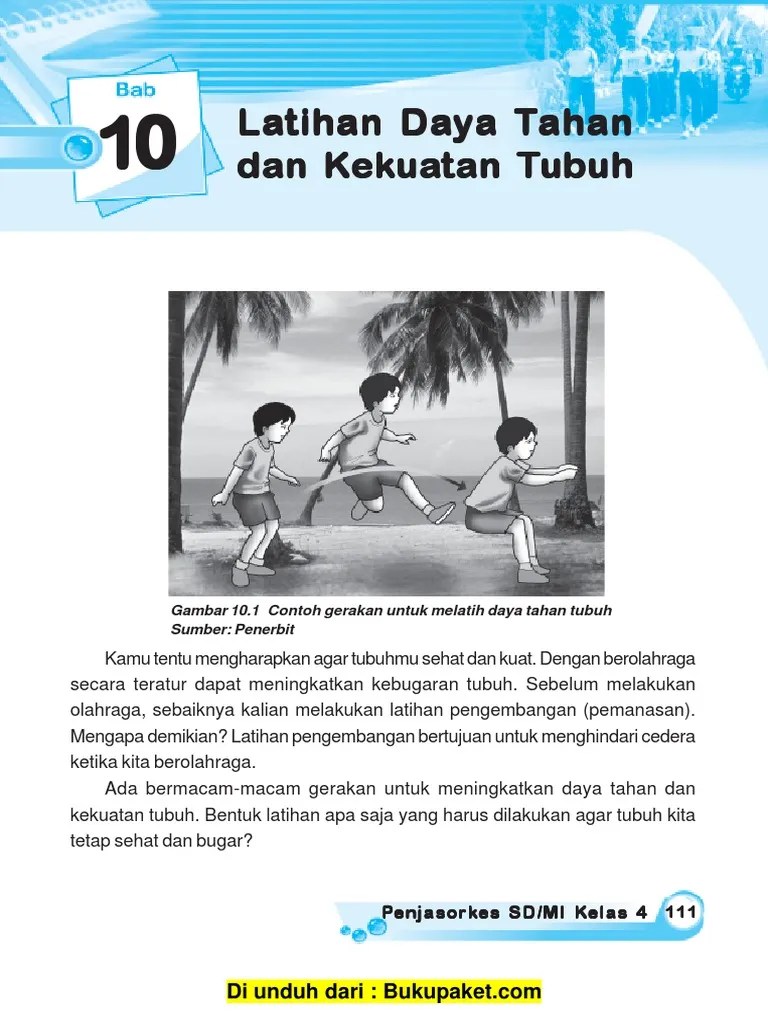 Bab 10 Latihan Daya Tahan Dan Kekuatan Tubuh | PDF