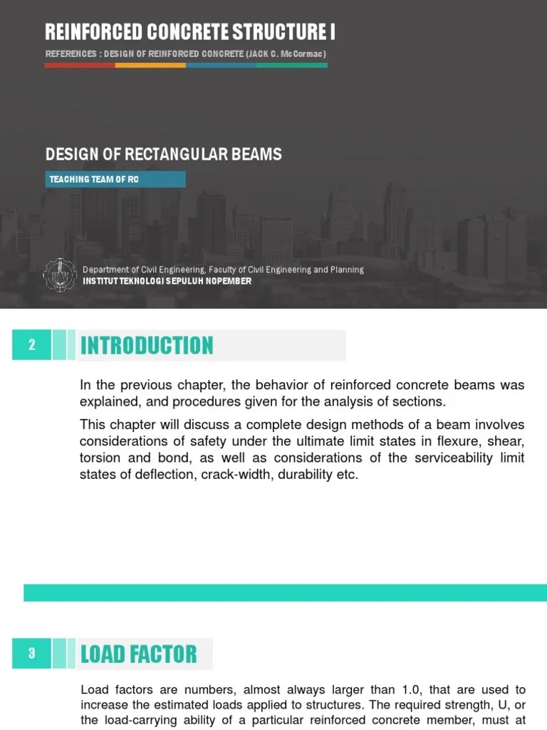 Design Of Beams | PDF | Beam (Structure) | Reinforced Concrete