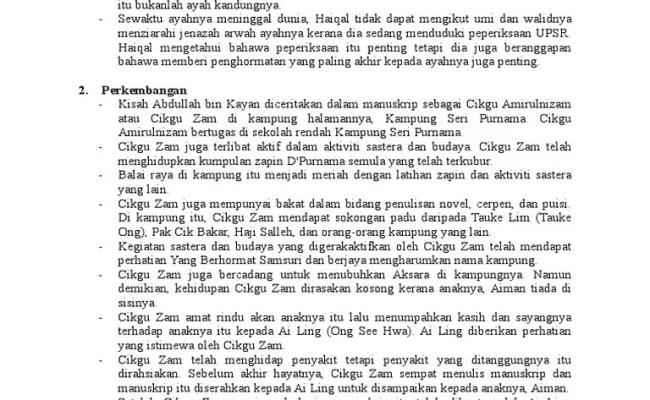 Contoh 1 Soalan Jawapan Novel Silir Daksina Otosection