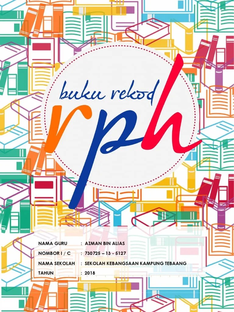 Cover Muka Depan Buku Rekod Persediaan Mengajar | PDF