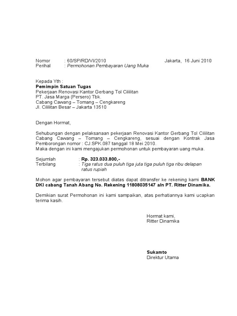 Maybe you would like to learn more about one of these? Surat Permohonan Addendum Pekerjaan - Ufc Stream m
