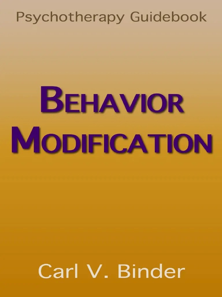 Behavior Modification PDF | PDF | Behaviorism | Behaviour Therapy