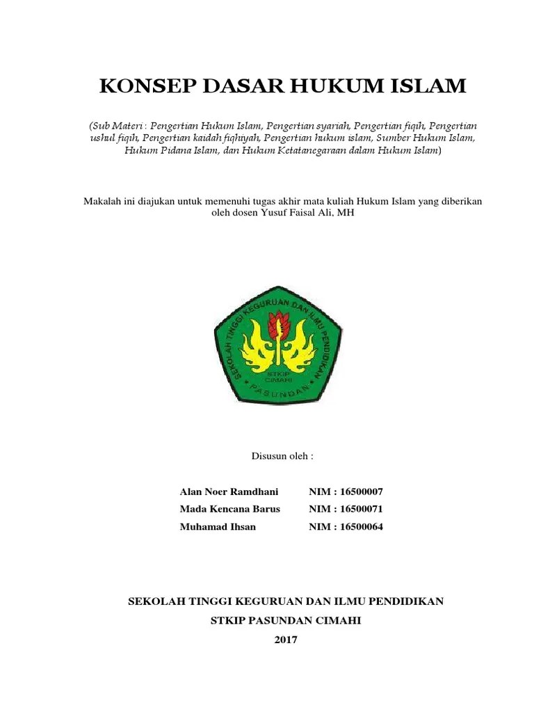 Makalah Hukum Islam