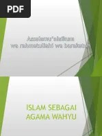 Ada agama langit atau agama samawi yang bersumber dari wahyu,. Islam Sebagai Agama Wahyu Pdf