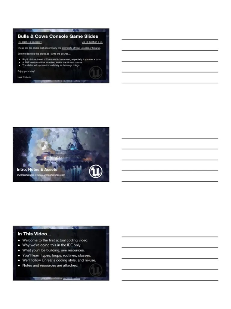 Unreal Engine 4 Tutorial | PDF | Constructor (Object Oriented ...