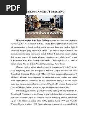 Pernyataan Umum Deskripsi Bagian Klasifikasi D Topeng Museum Angkut Brainly Co Id 