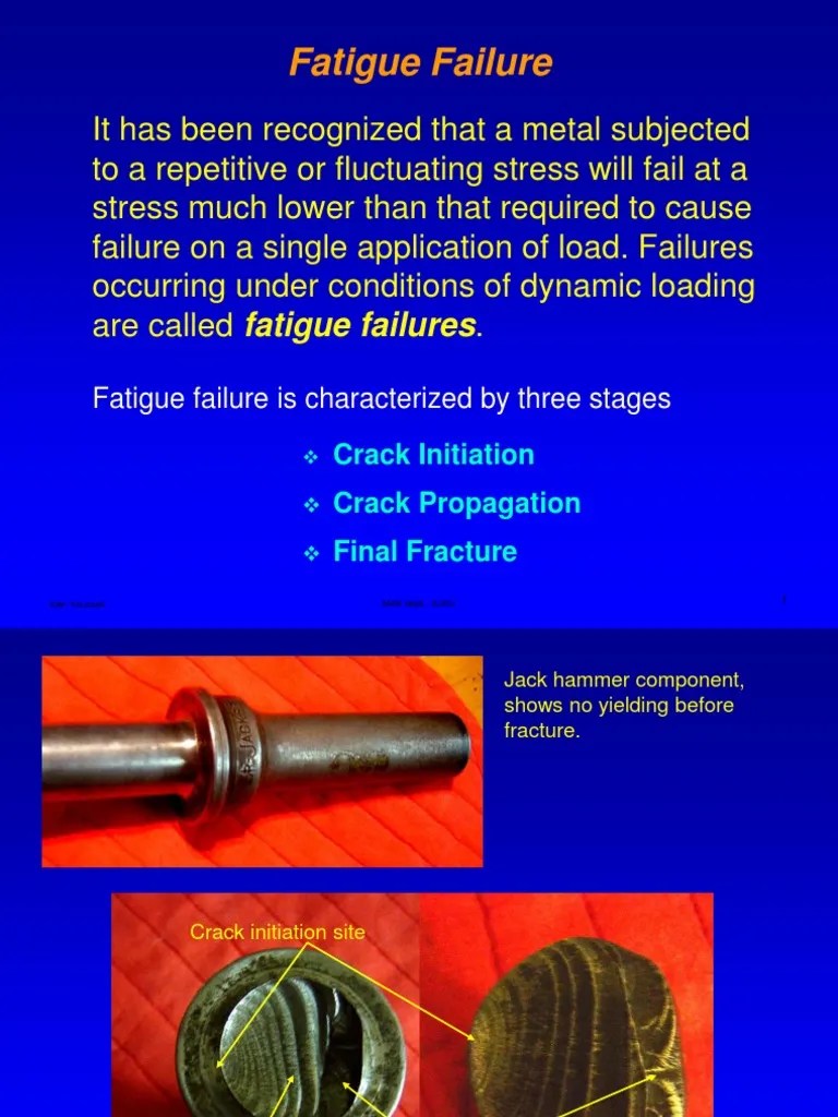 Fatigue Failure MATERIALS | PDF | Fracture | Fatigue (Material)