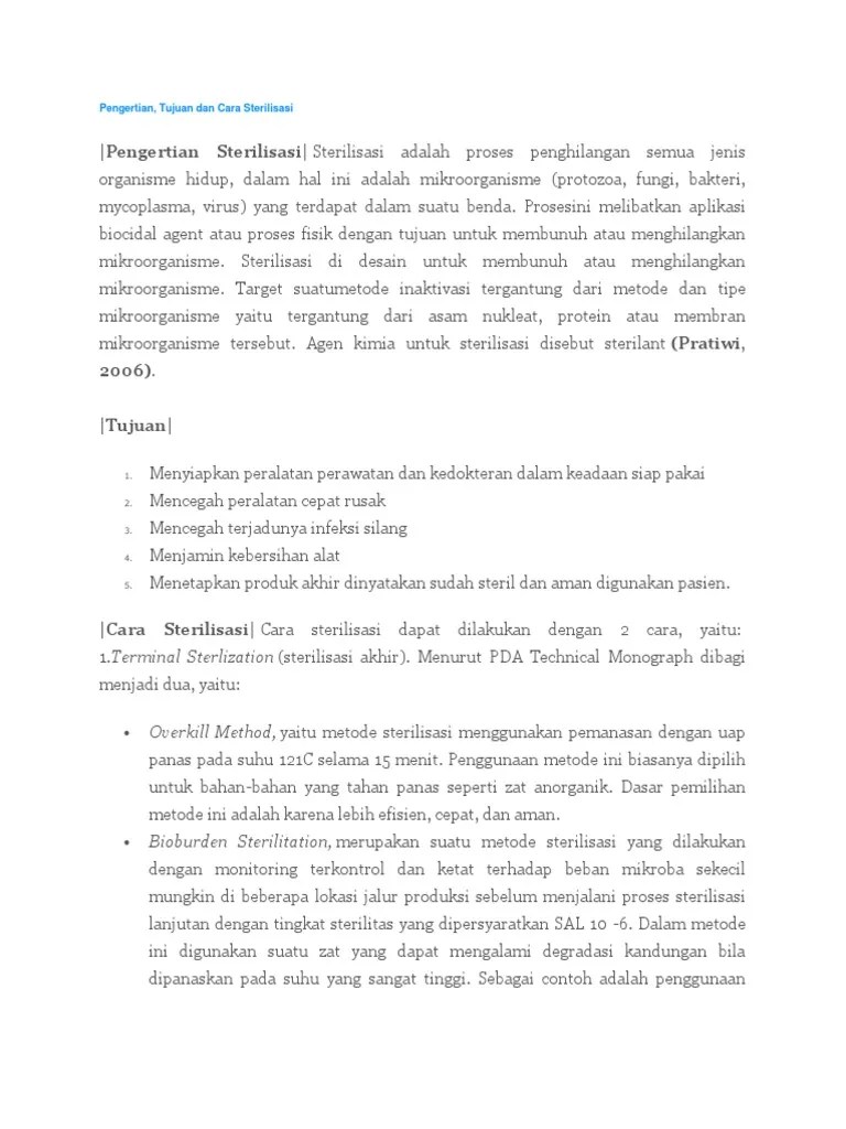 Perbedaan Sterilisasi Panas Basah Dan Kering - Berbagai Perbedaan