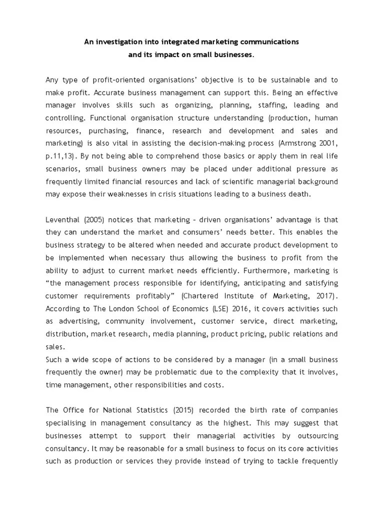 Essay 1500 Words | Marketing Communications | Marketing