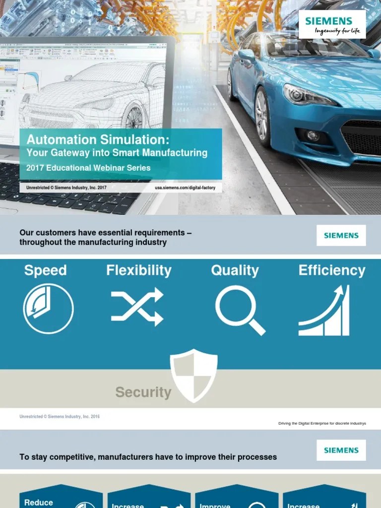 Automation Simulation:: Your Gateway Into Smart Manufacturing | PDF | Simulation | User Interface