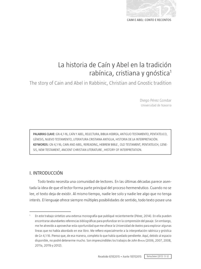 Historia De Caín Y Abel | Caín Y Abel | Jesús