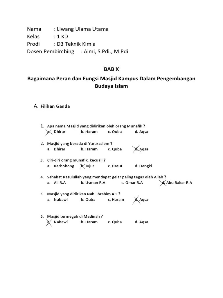 Bagaimana Peran Dan Fungsi Masjid Kampus Dalam Pengembangan Budaya Islam