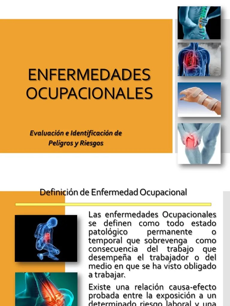 Enfermedades Ocupacionales | PDF | Amianto | Asistencia Sanitaria Preventiva