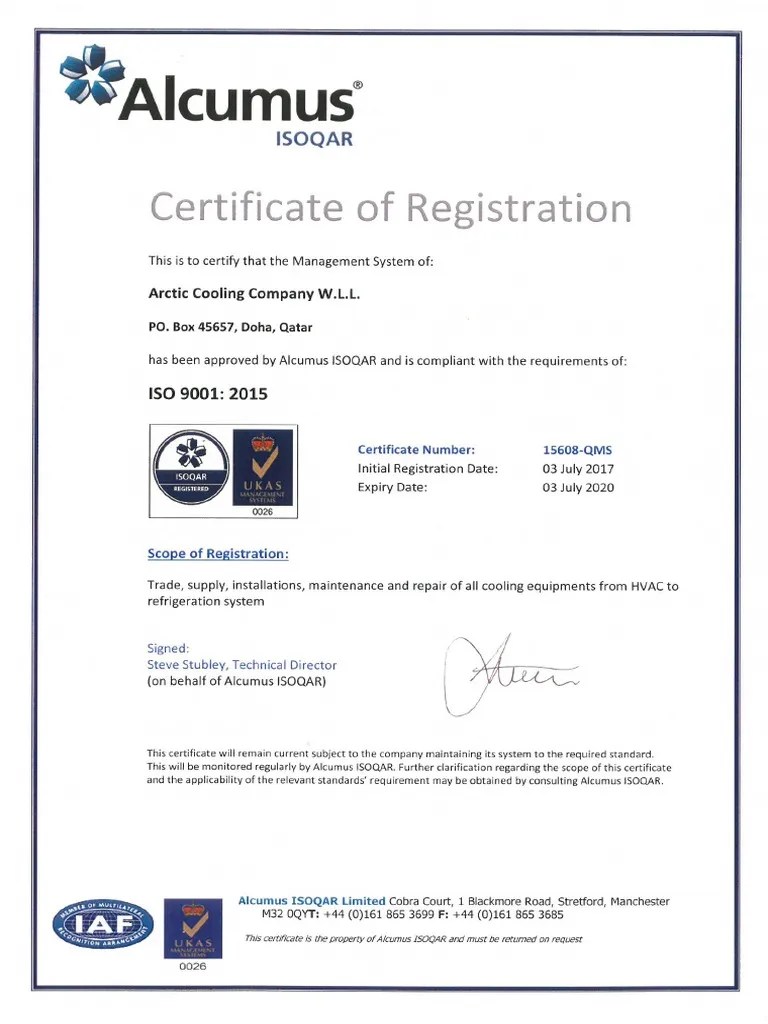 Iso 9001 2008 2015 Certificate Pdf Terms and definitions 4.