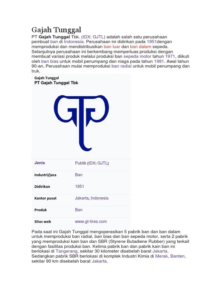 Astra otoparts, tbk lebih baik dibanding pt. Profil Gt Pdf