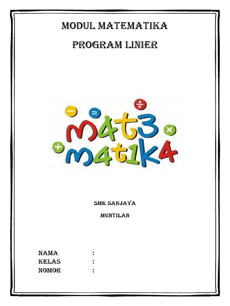Menggunakan konsep skala dan perbandingan di dalam pemecahan masalah. Cover Modul Matematika