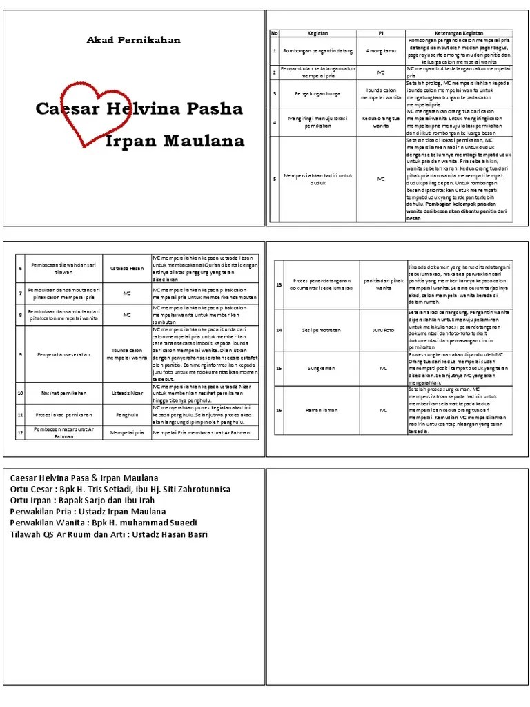 Doc Qcard Mc Kuncoro Yekti Academia Edu Contoh Teks Naskah Pembukaan oleh Pembawa Acara MC.
