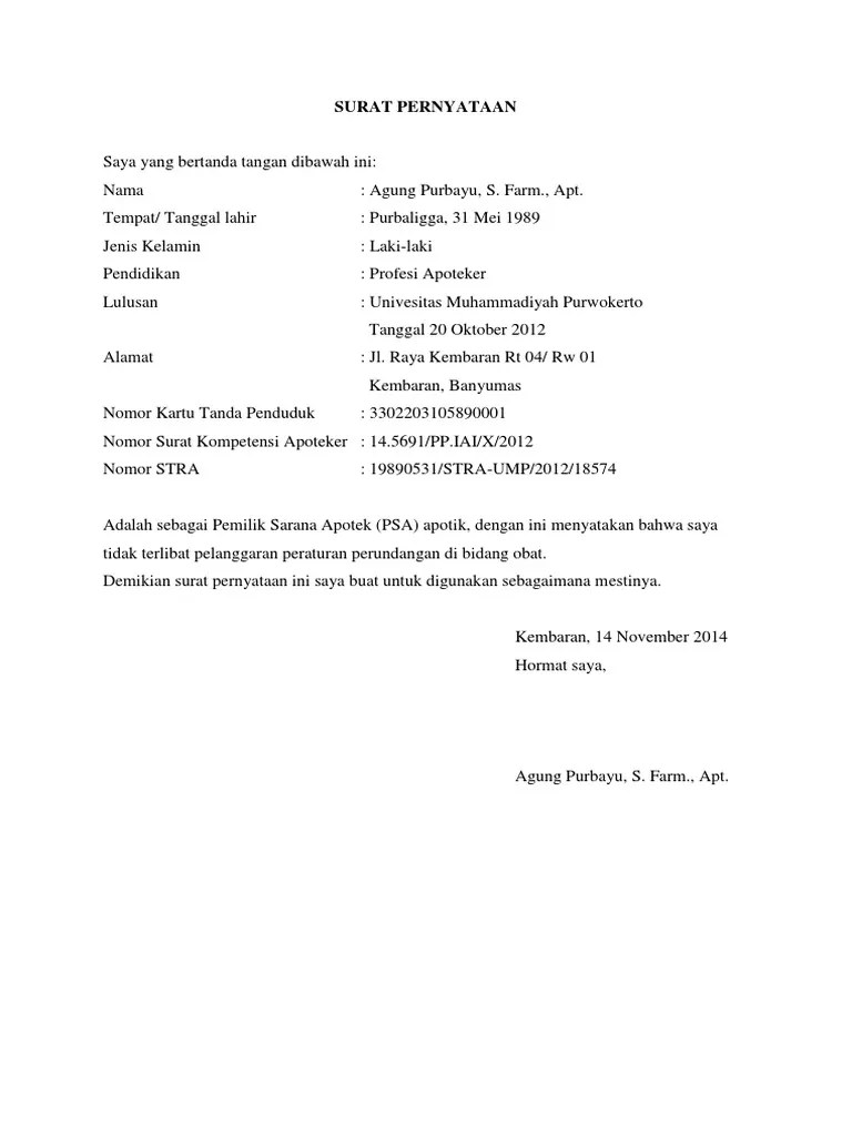 Berikut kumpulan contoh surat keterangan +file doc yang dapat kamu temukan seperti contoh surat keterangan kerja, penghasilan, domisili usaha dll. Contoh Surat Pernyataan Tidak Terlibat Pelanggaran Peraturan Perund