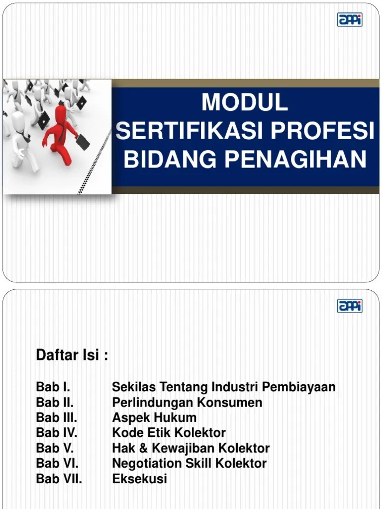 Modul Sertifikasi Profesi Penagihan | PDF