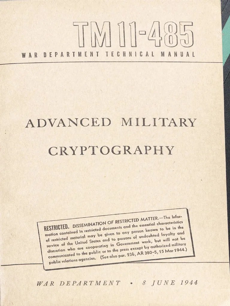 Advanced Military Cryptography | PDF | Cipher | Cryptography