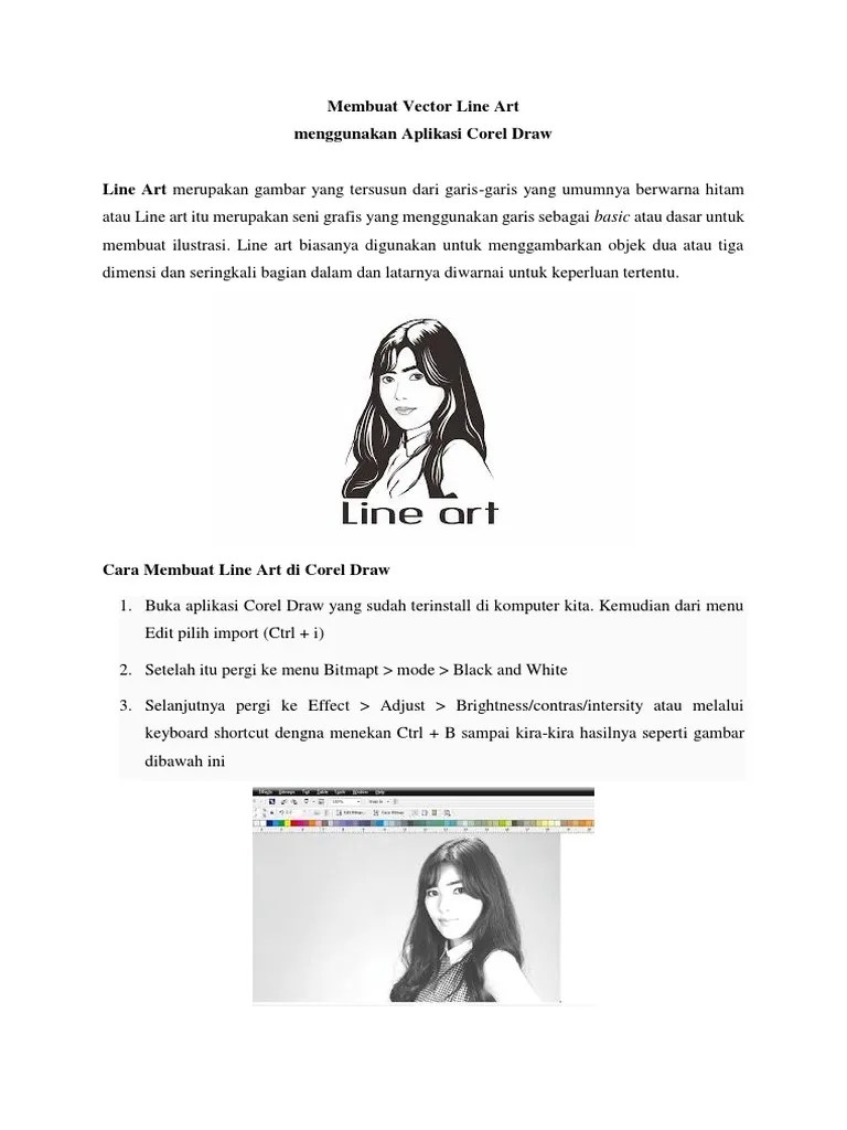 Tutorial Vector Line Art | PDF