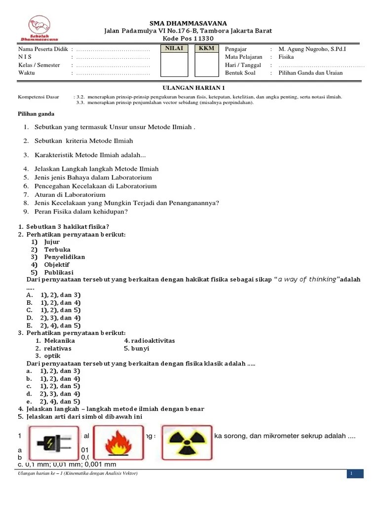 Latihan Soal Notasi Ilmiah Kelas 9 Pdf