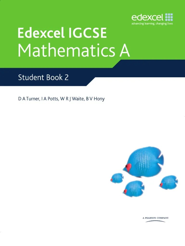IGCSE Edexcel Maths Student Book 2