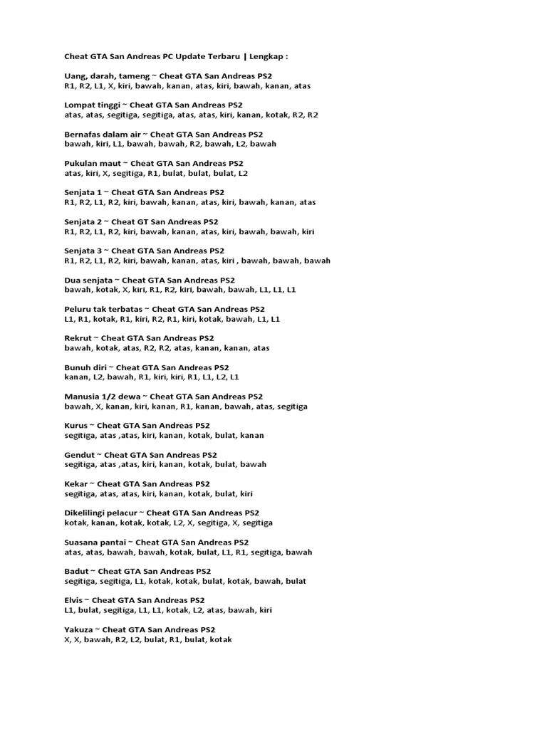 Download gta v tanpa verivikasi, cara hack game relic run, diep io hack, chase mobile and privacygrade … Cheat Gta San Andreas Ps3 Terlengkap Di Dunia - Cheat Dumper