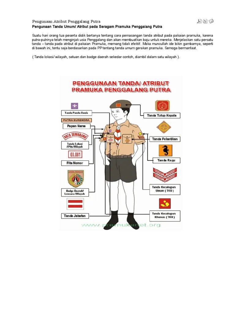 Atribut Pramuka | PDF