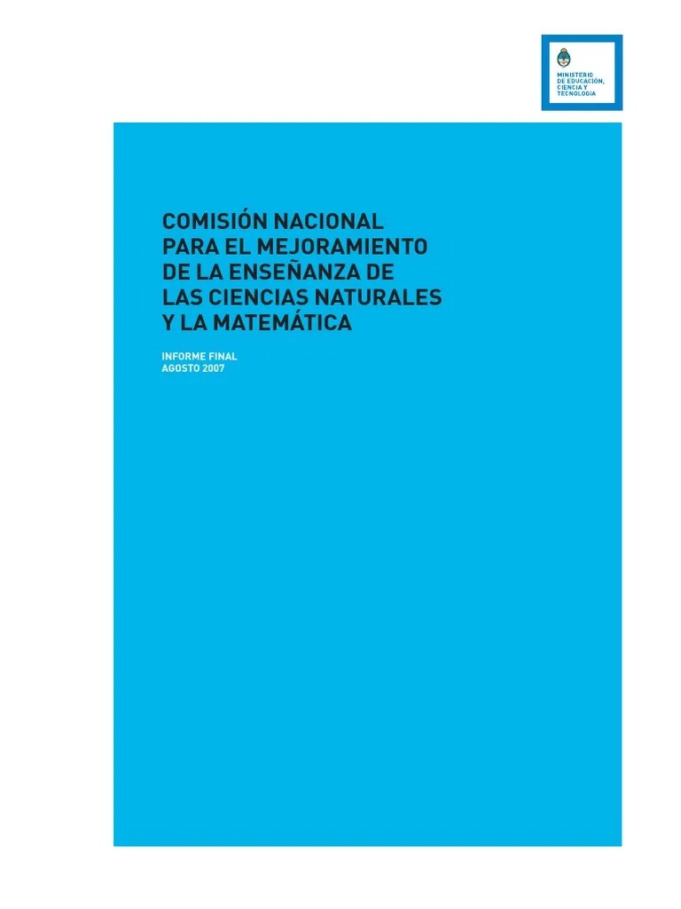 Enseñanza De Las Ciencias Naturales Y La Matematica PDF | PDF | Science | Maestros