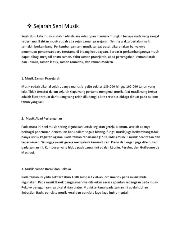 Alat Musik Zaman Barok Dan Rokoko - Berbagai Alat