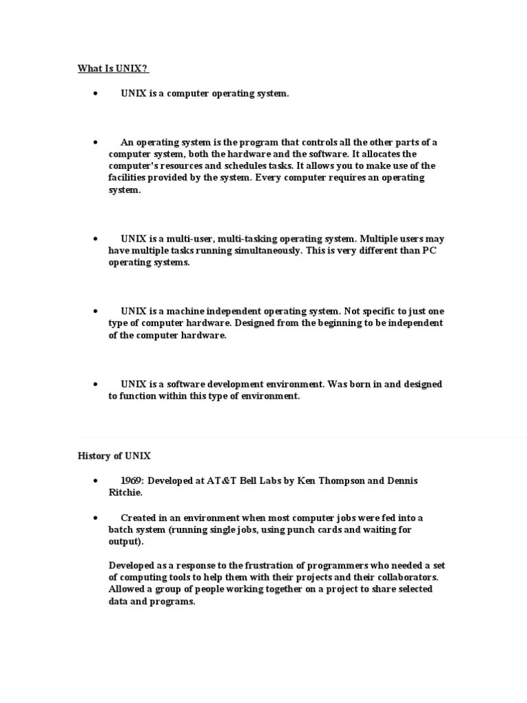Unix Book | Download Free PDF | Command Line Interface | Operating System