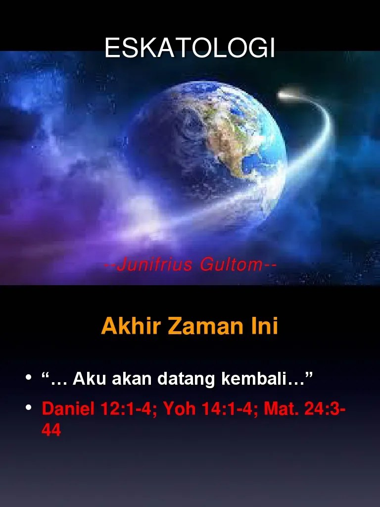 Eskatologi | PDF