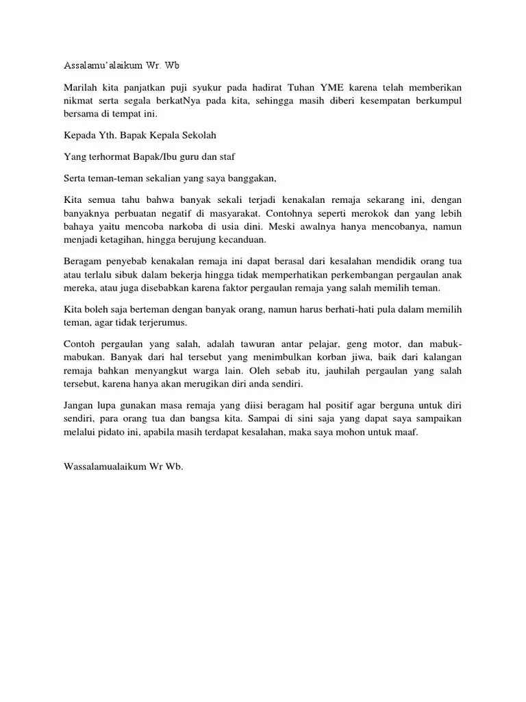 Ceramah Atau Pidato | PDF