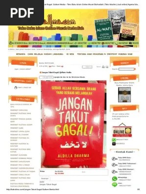 Buku Jangan Takut Gagal Aldilla Dharma Mizanstore 