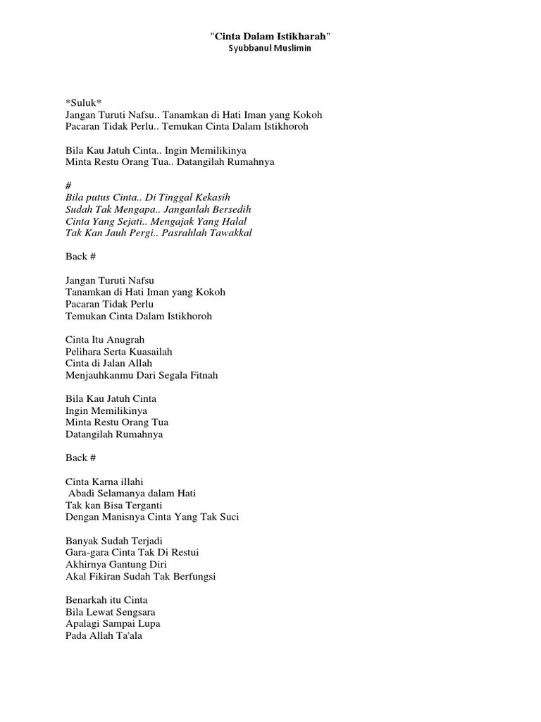 50 Kata Kata Bijak Cinta Islami Penuh Makna Dan Menyejukkan Hati Temukan Cinta Dalam Istikhoroh Bila Kau Jatuh Cinta.