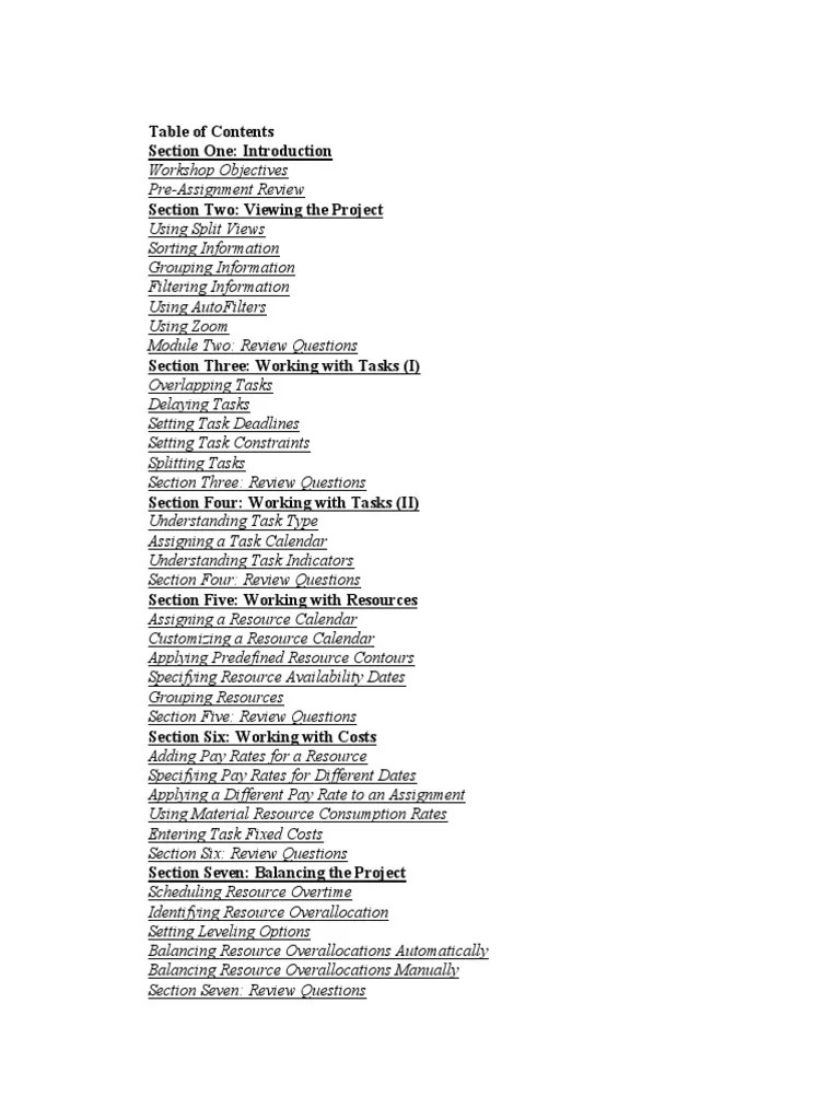 MS Project 2013-16 Advanced Workbook | PDF | Dialog Box | Project ...