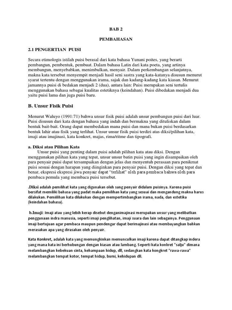 Membaca Puisi Dengan Nada Dan Gaya Disebut Apa - KT Puisi