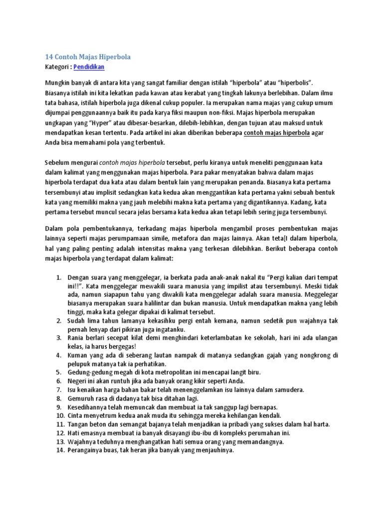 Majas Metafora Dan Contohnya - Aneka Macam Contoh